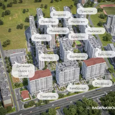 Купити квартиру - Київ, Максимовича Михайла (Трутенка Онуфрія) вул.24, ЖК Нова Англія. Продаж нерухомості - Голосіївський район, вторинний ринок і новобуд недорого, ціна до 67000$, оголошення №1995087 фото 2