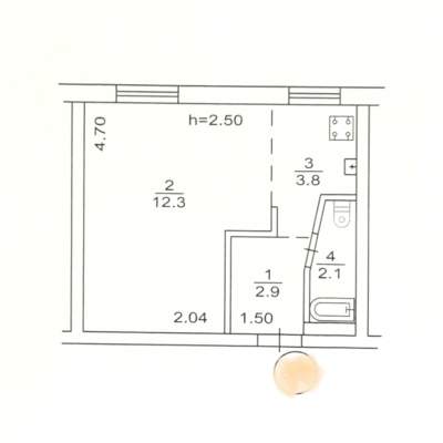 Купити квартиру - Київ, Жуля Верна (Роллана Ромена) бульв.14, Борщагівка. Продаж нерухомості - Святошинський район, вторинний ринок і новобуд недорого, ціна до 31500$, оголошення №2016046 фото 14